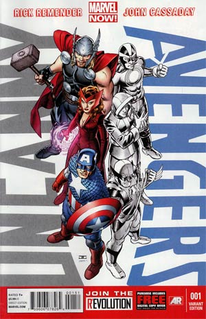 Uncanny Avengers #1 Cover E Variant Team Avengers Cover