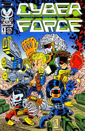 Cyberforce Vol 4 #1 Cover B Variant Chris Giarrusso Cover