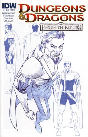 Dungeons & Dragons Forgotten Realms #4 Cover C Incentive Character Design Variant Cover