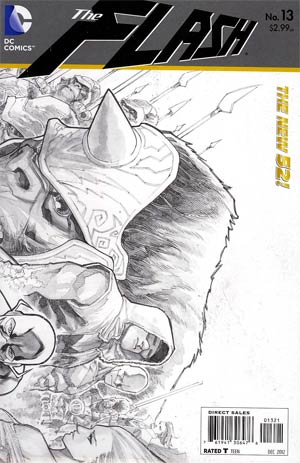 Flash Vol 4 #13 Cover B Incentive Francis Manapul Sketch Cover