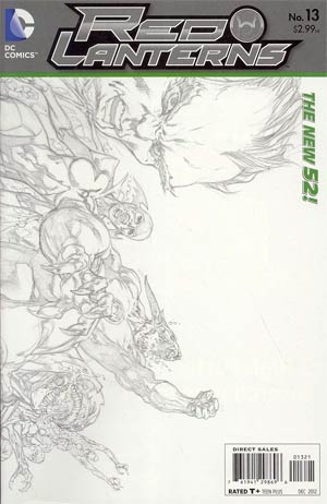 Red Lanterns #13 Cover B Incentive Ivan Reis Sketch Cover (Rise Of The Third Army Tie-In)