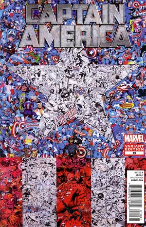 Captain America Vol 6 #19 Cover C Incentive Collage Variant Cover
