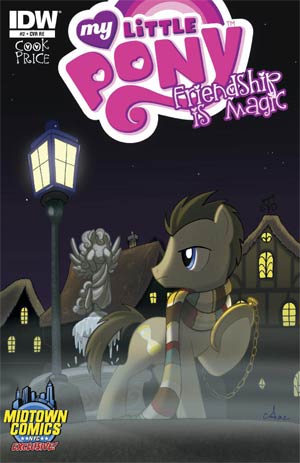 My Little Pony Friendship Is Magic #2 Midtown Exclusive Amy Mebberson Time Turner Variant Cover