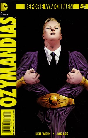 Before Watchmen Ozymandias #5 Cover A Regular Jae Lee Cover