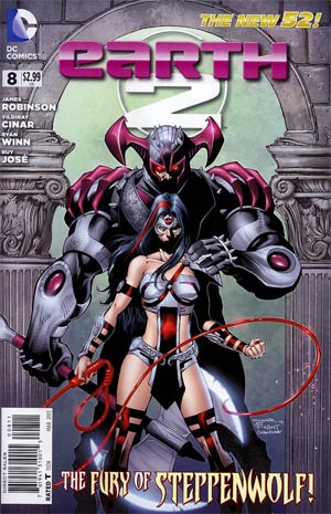 Earth 2 #8 Regular Yildiray Cinar Cover