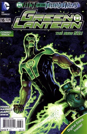 Green Lantern Vol 5 #16 Cover B Combo Pack With Polybag (Rise Of The Third Army Tie-In)