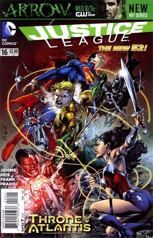 Justice League Vol 2 #16 Regular Ivan Reis Cover (Throne Of Atlantis Part 3)