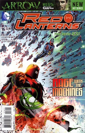 Red Lanterns #16 Cover A Regular Miguel Sepulveda Cover (Rise Of The Third Army Tie-In)