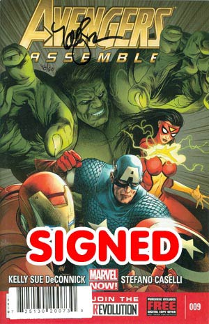 Avengers Assemble #9 DF Signed By Kelly Sue DeConnick