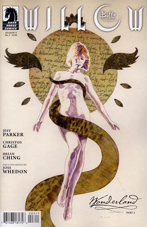 Buffy The Vampire Slayer Willow Wonderland #3 Regular David Mack Cover