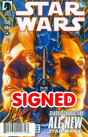 Star Wars (Dark Horse) Vol 2 #1 Cover F DF Signed By Alex Ross