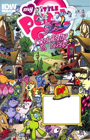 My Little Pony Friendship Is Magic #1 Cover Z-C DF Exclusive Variant Cover