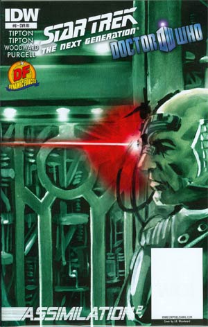 Star Trek The Next Generation Doctor Who Assimilation2 #8 DF Exclusive Variant Cover