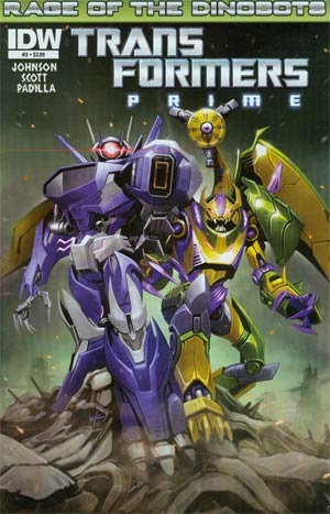 Transformers Prime Rage Of The Dinobots #3 Cover A