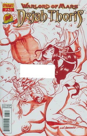 Warlord Of Mars Dejah Thoris #23 DF Exclusive Risque Martian Red Cover