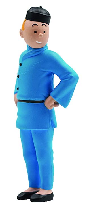 Tintin Series 9cm PVC Figurine - Tintin From The Blue Lotus