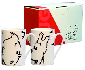 Tintin Mug Set - Tintin & Snowy