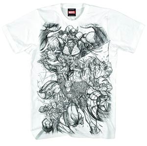 Avengers Revengers White T-Shirt Large