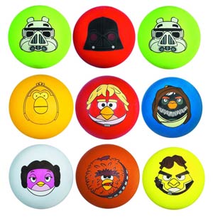 Star Wars Angry Birds Koosh Faceball Refill Pack Assortment Case