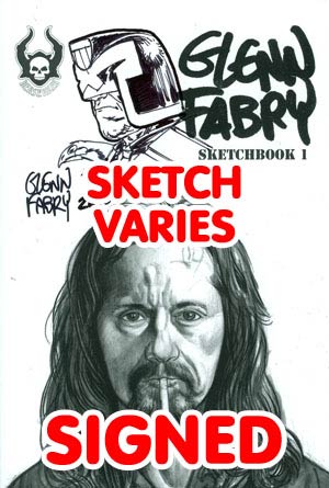 Glenn Fabry Sketchbook Vol 1 2013 SC Limited Remarked Edition