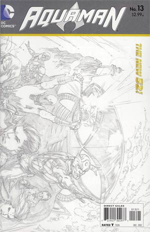 Aquaman Vol 5 #13 Incentive Ivan Reis Sketch Cover