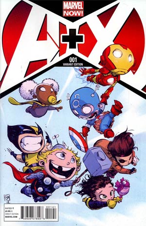 A Plus X #1 Cover D Variant Skottie Young Baby Cover