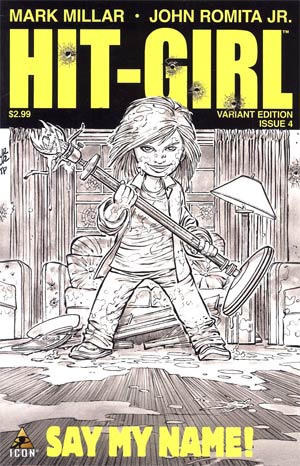 Hit-Girl #4 Cover C Incentive John Romita Jr Sketch Cover