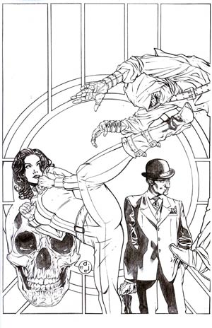 Steed And Mrs Peel Vol 2 #2 Incentive Drew Johnson Virgin Sketch Cover