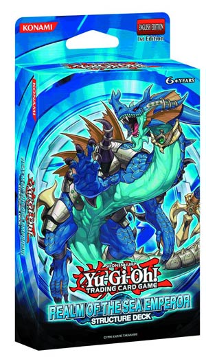 Yu-Gi-Oh Realm Of The Sea Emperor Structure Deck Display