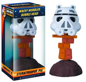 Angry Birds Star Wars Stormtrooper Piggy Wacky Wobbler