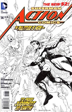 Action Comics Vol 2 #14 Cover E Incentive Rags Morales Sketch Cover