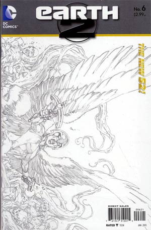 Earth 2 #6 Incentive Ivan Reis Sketch Cover