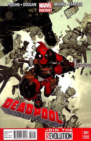 Deadpool Vol 4 #1 Cover E Incentive Chris Bachalo Variant Cover