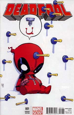 Deadpool Vol 4 #1 Cover B Variant Skottie Young Baby Cover