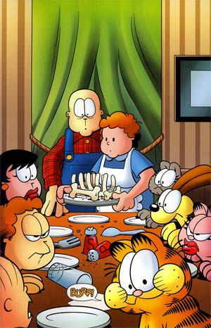 Garfield #7 Incentive Gary Barker Thanksgiving Virgin Variant Cover