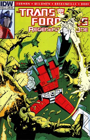 Transformers Regeneration One #85 Incentive Geoff Senior Variant Cover