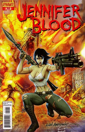 Garth Ennis Jennifer Blood #19 Incentive Lui Antonio Risque Variant Cover