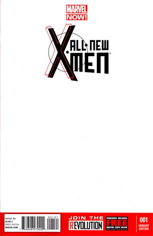 All-New X-Men #1 Cover C Variant Blank Cover