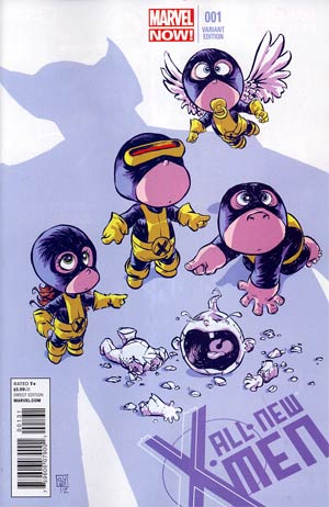 All-New X-Men #1 Cover D Variant Skottie Young Baby Cover