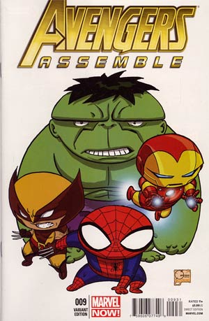 Avengers Assemble #9 Incentive Joe Quesada Variant Cover