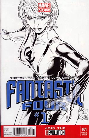 Fantastic Four Vol 4 #1 Cover G Incentive Joe Quesada Sketch Cover