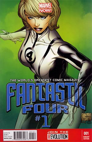 Fantastic Four Vol 4 #1 Cover F Incentive Joe Quesada Variant Cover