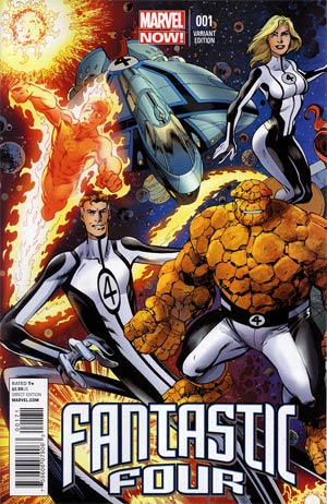 Fantastic Four Vol 4 #1 Cover D Variant Mark Bagley Connecting Cover