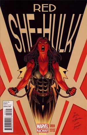 Red She-Hulk #59 Cover B Incentive Variant Cover