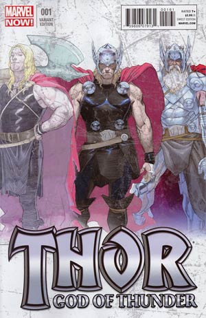 Thor God Of Thunder #1 Cover E Incentive Esad Ribic Design Variant Cover