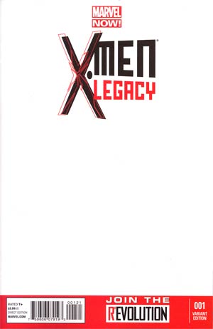 X-Men Legacy Vol 2 #1 Cover C Variant Blank Cover