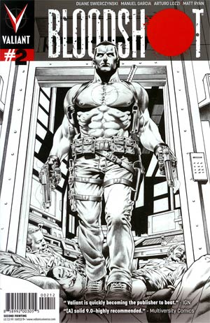 Bloodshot Vol 3 #2 Cover C 2nd Ptg Arturo Lozzi Sketch Cover