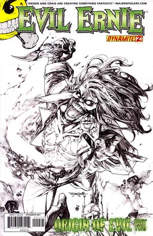 Evil Ernie Vol 3 #2 Cover F Incentive Stephen Segovia Black & White Cover