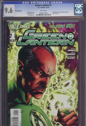 Green Lantern Vol 5 #1 Cover G 1st Ptg Regular Ivan Reis Cover Recall Version CGC 9.6