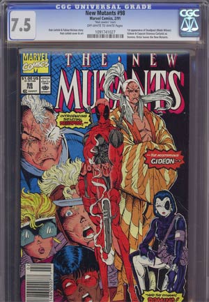 New Mutants #98 Cover B CGC 7.5